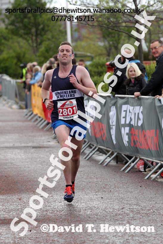 Steven Rankin (Sunderland Strollers) 4th the Sunderand City 10k. Photo: David T. Hewitson/Sports for All Pics